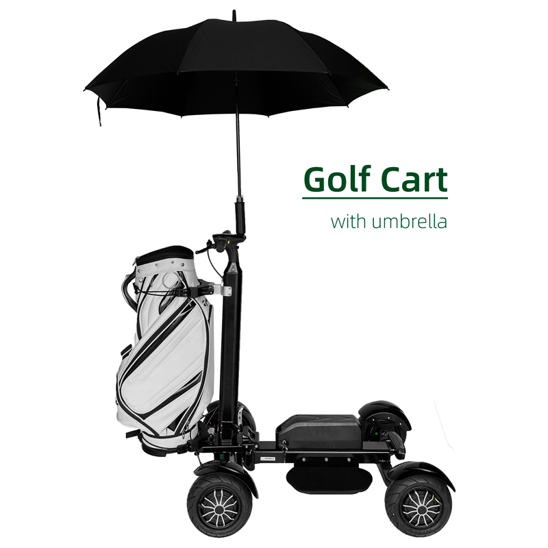 4 Wheel Personal Golf Transport Scooter with Seat Box and Enhanced Stability Control - Image 5