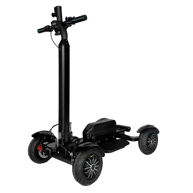 4 Wheel Golf Scooter Electric Ride-On Golf Trolley Transport with Long Range Battery and Durable Frame